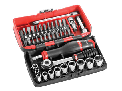 R2NANO Socket Set of 38 Metric 1/4in Drive