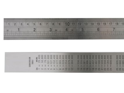 F39ME Steel Rule 1 metre / 39in