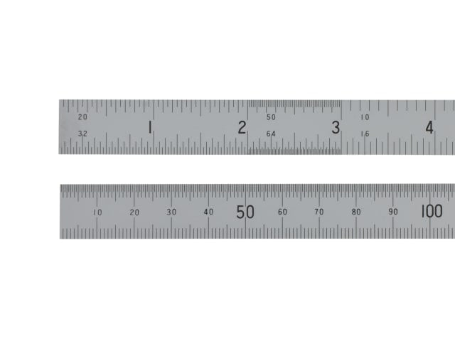 Satin Chrome Rule 150mm / 6in