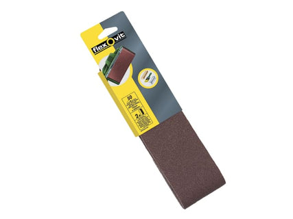 Cloth Sanding Belts 533 x 75mm Coarse 50G (Pack 2)