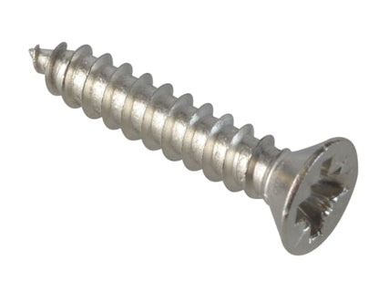 Self-Tapping Screw Pozi Compatible CSK A2 SS 3/4in x 6 ForgePack 35