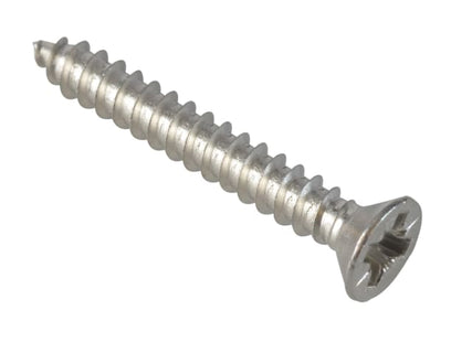 Self-Tapping Screw Pozi Compatible CSK A2 SS 1in x 6 ForgePack 30