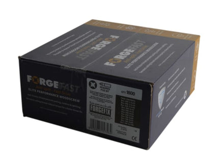 ForgeFast Pozi Compatible Wood Screw Forge Pack 1800 Piece