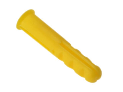 Expansion Wall Plugs Plastic Yellow 4-6 ForgePack 60