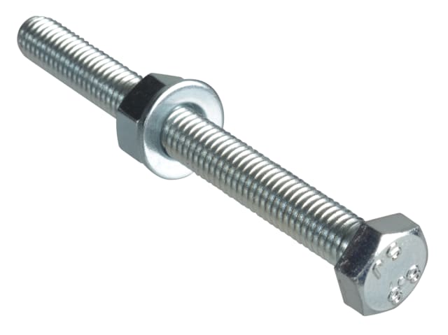 High Tensile Set Screw ZP M8 x 80mm Forge Pack 2