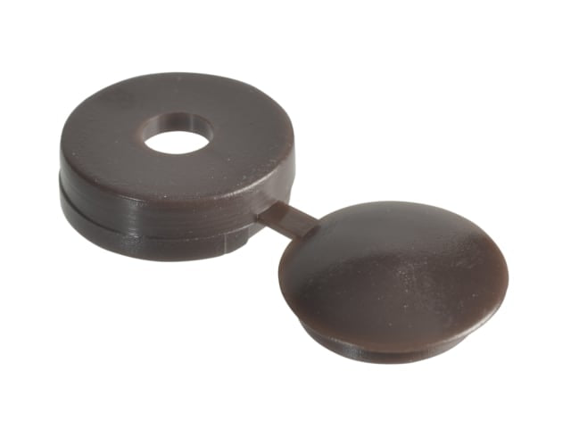 Hinged Cover Caps Dark Brown No.6-8 Forge Pack 20