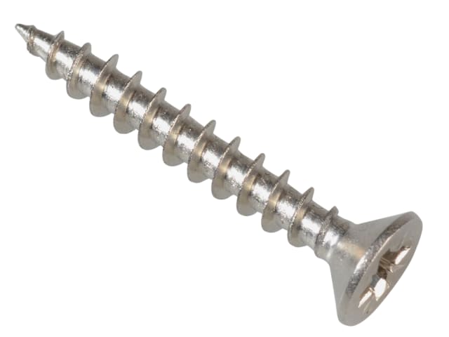 Multi-Purpose Pozi Compatible Screw CSK ST S/Steel 3.5 x 25mm Forge Pack 40