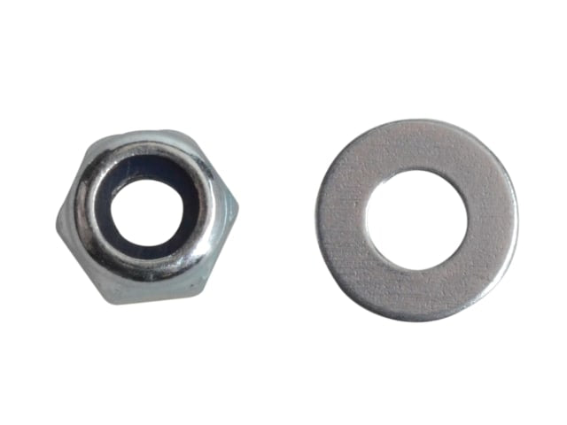 Nyloc Nuts & Washers Zinc Plated M3 ForgePack 60