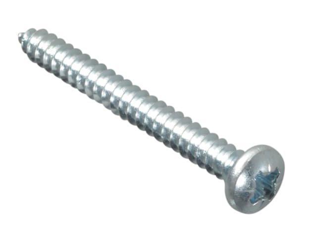 Self-Tapping Screw Pozi Compatible Pan Head ZP 1.1/2in x 8 ForgePack 15