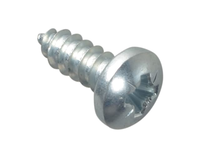 Self-Tapping Screw Pozi Compatible Pan Head ZP 1/2in x 10 ForgePack 25