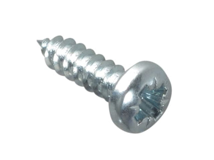 Self-Tapping Screw Pozi Compatible Pan Head ZP 1/2in x 6 ForgePack 60