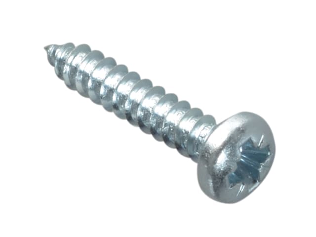 Self-Tapping Screw Pozi Compatible Pan Head ZP 3/4in x 6 ForgePack 40