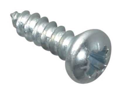 Self-Tapping Screw Pozi Compatible Pan Head ZP 3/8in x 4 ForgePack 80