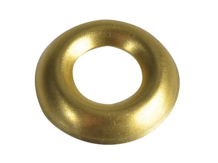 Screw Cup Washers Brass No.10 Forge Pack 20