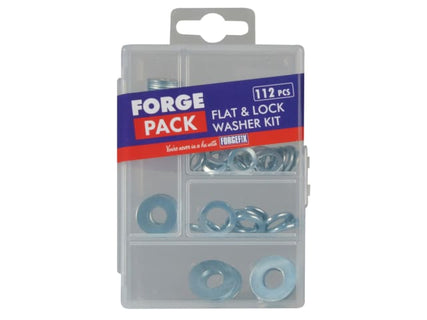 Flat Washer Kit ForgePack 112 Piece