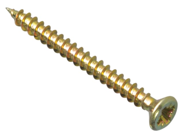 Multi-Purpose Pozi Compatible Screw CSK ST ZYP 3.5 x 50mm Box 200