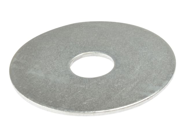 Flat Mudguard Washers ZP M10 x 50mm Bag 10