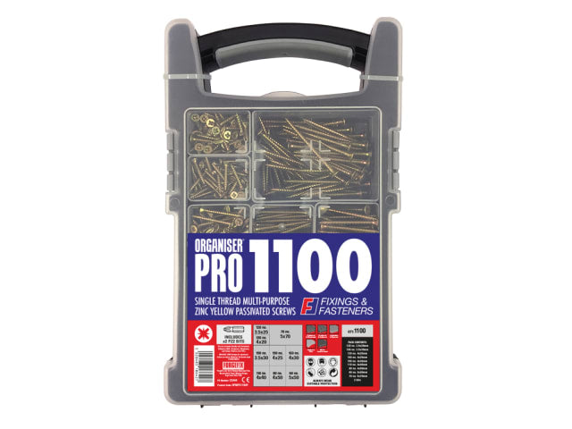 Organiser Pro Multi-Purpose Screws ZYP 1100 Screws