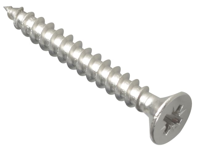 Multi-Purpose Pozi Compatible Screw CSK ST S/Steel 5.0 x 40mm Box 200