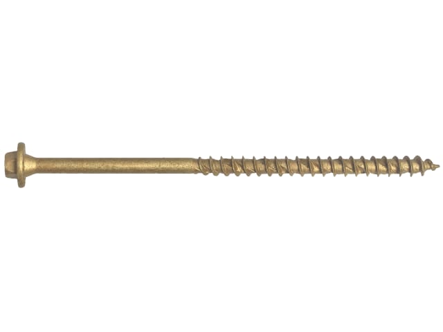 Hexagonal/Torx® Compatible Timber T30 Screws Tan 7x65mm Tub 50