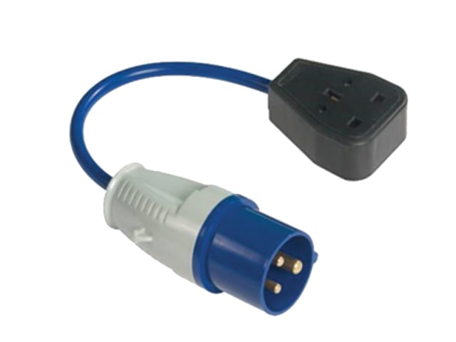 Fly Lead 240V 3-Pin Plug to 240V 3-Pin Socket & 35cm Lead