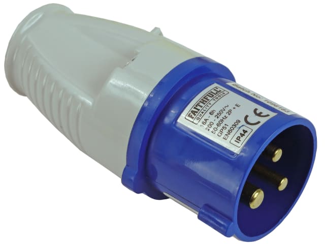 Blue Replacement Plug 16A