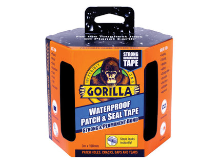 Gorilla Waterproof Patch & Seal Tape 101.6mm x 3.04m Black
