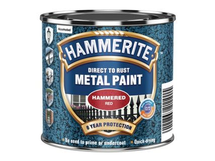 Direct to Rust Hammered Finish Paint Red 250ml