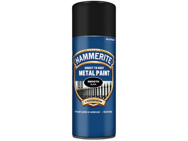 Direct to Rust Smooth Finish Aerosol Black 400ml