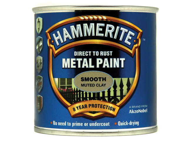 Direct to Rust Smooth Finish Metal Paint Muted Clay 250ml
