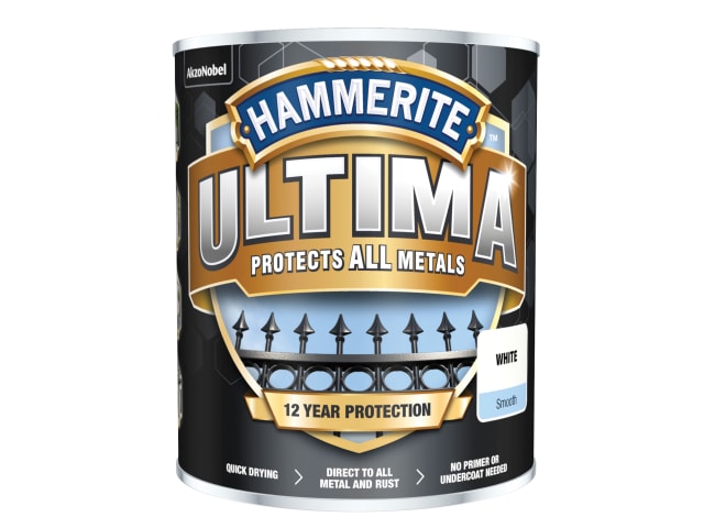 Ultima Metal Paint Smooth White 750ml