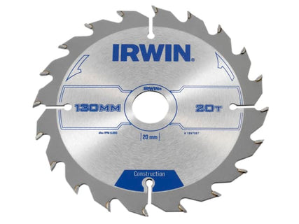 Construction Circular Saw Blade 130 x 20mm x 20T ATB