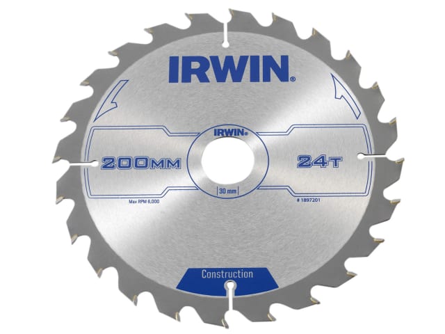 Construction Circular Saw Blade 200 x 30mm x 24T ATB