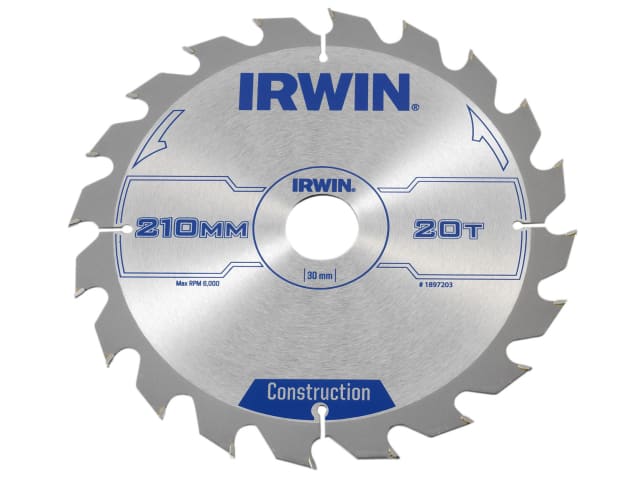 Construction Circular Saw Blade 210 x 30mm x 20T ATB