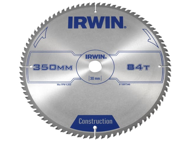 General Purpose Table & Mitre Saw Blade 350 x 30mm x 84T ATB