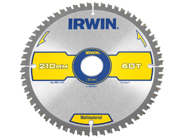 Multi Material Circular Saw Blade 210 x 30mm x 60T TCG