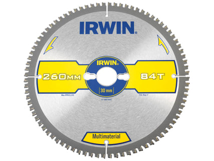 Multi Material Circular Saw Blade 260 x 30mm x 84T TCG