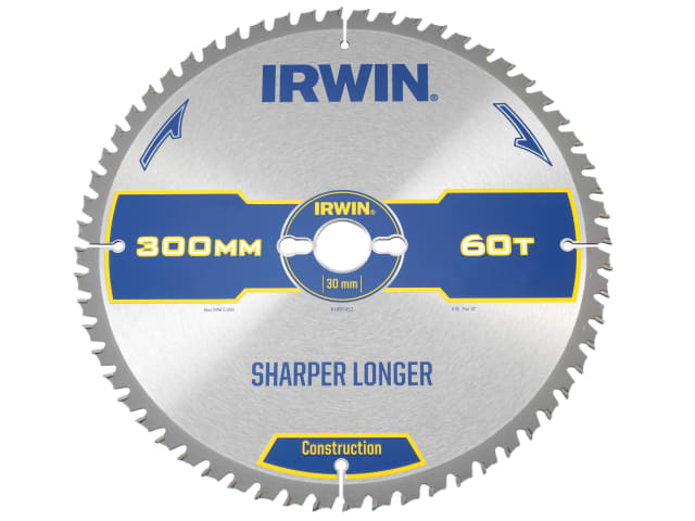 Construction Table & Mitre Circular Saw Blade 300 x 30mm x 60T ATB