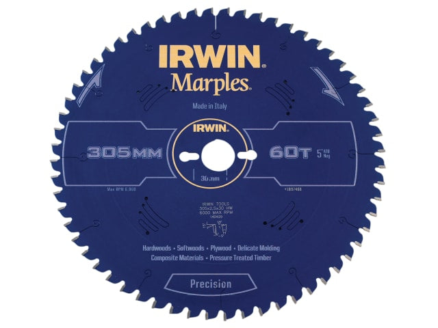 Marples Mitre Circular Saw Blade 305 x 30mm x 60T ATB/Neg