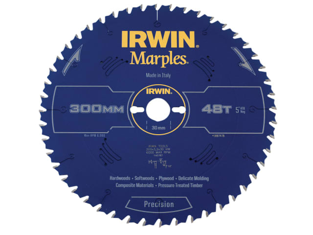 Marples Table & Mitre Circular Saw Blade 300 x 30mm x 48T ATB