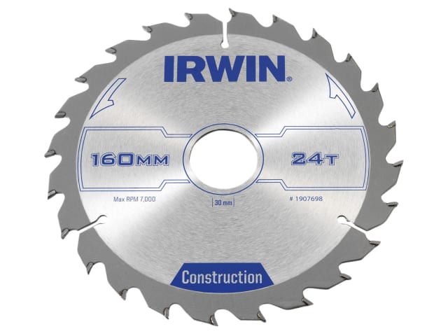 Construction Circular Saw Blade 160 x 30mm x 24T ATB