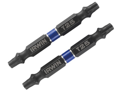 Impact Double-Ended Screwdriver Bits TORX TX25 60mm (Pack 2)
