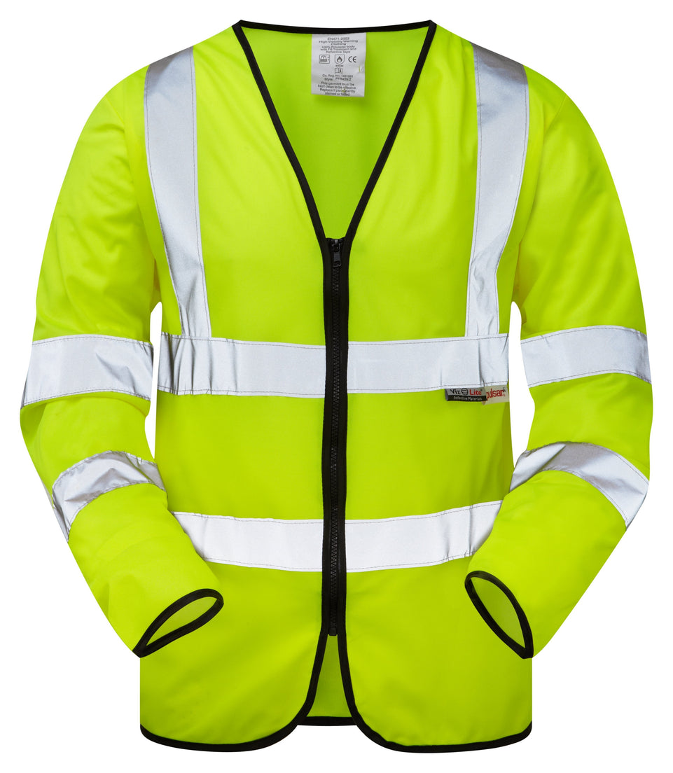 PULSAR® FR Long Sleeve Waistcoat Yellow