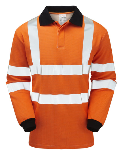 PULSAR® FR-AST-ARC Rail Spec Long Sleeved Polo Shirt